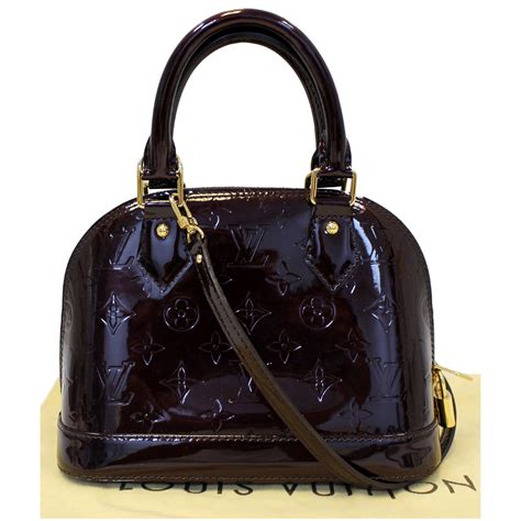 LOUIS VUITTON Vernis Alma BB Amarante .